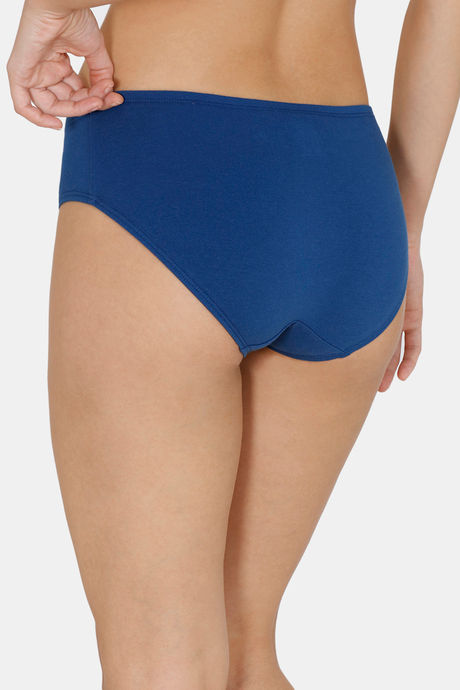 Zivame Anti-Microbial Low Rise Full Coverage Hipster Panty (Pack of 3) - Multicolor — image 3